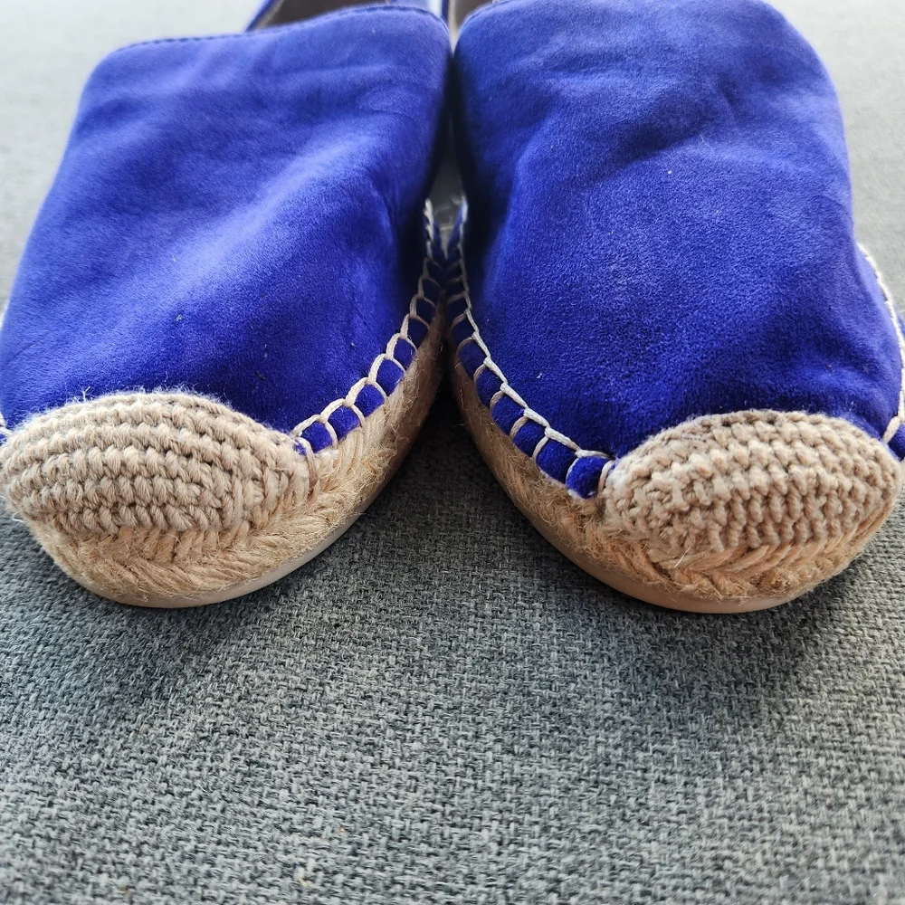 DOLCE VITA Ciara Espadrilles Electric‎ Blue Suede Women's Size 8